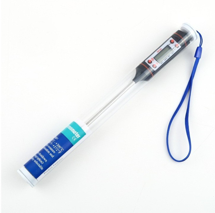 The Food pen thermometer probe electronic digital display liquid barbecue oil thermometer