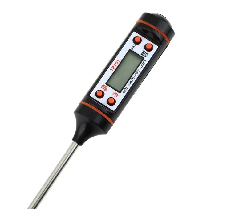 The Food pen thermometer probe electronic digital display liquid barbecue oil thermometer