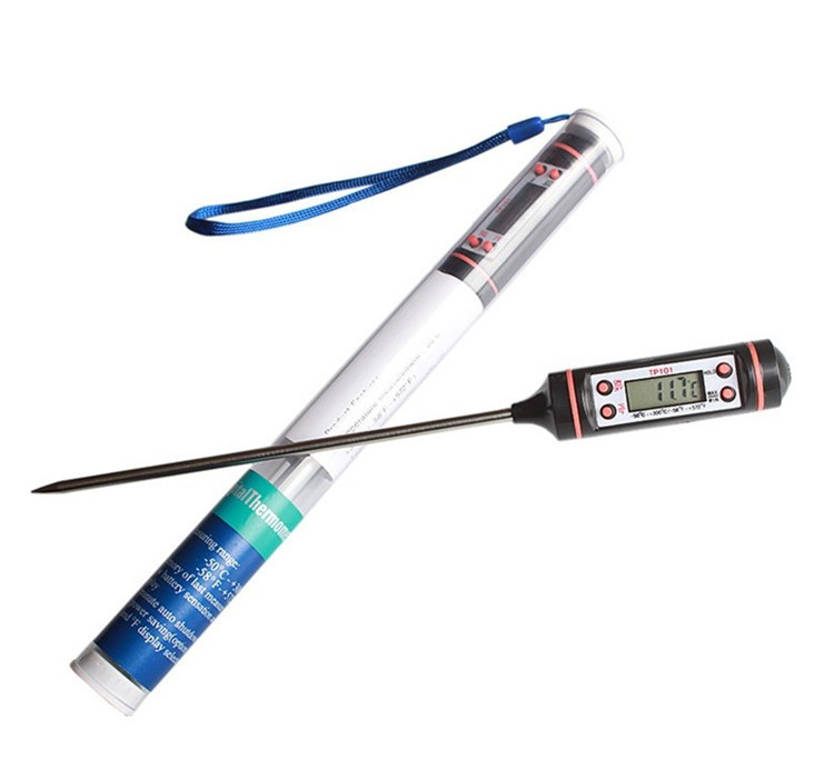 The Food pen thermometer probe electronic digital display liquid barbecue oil thermometer