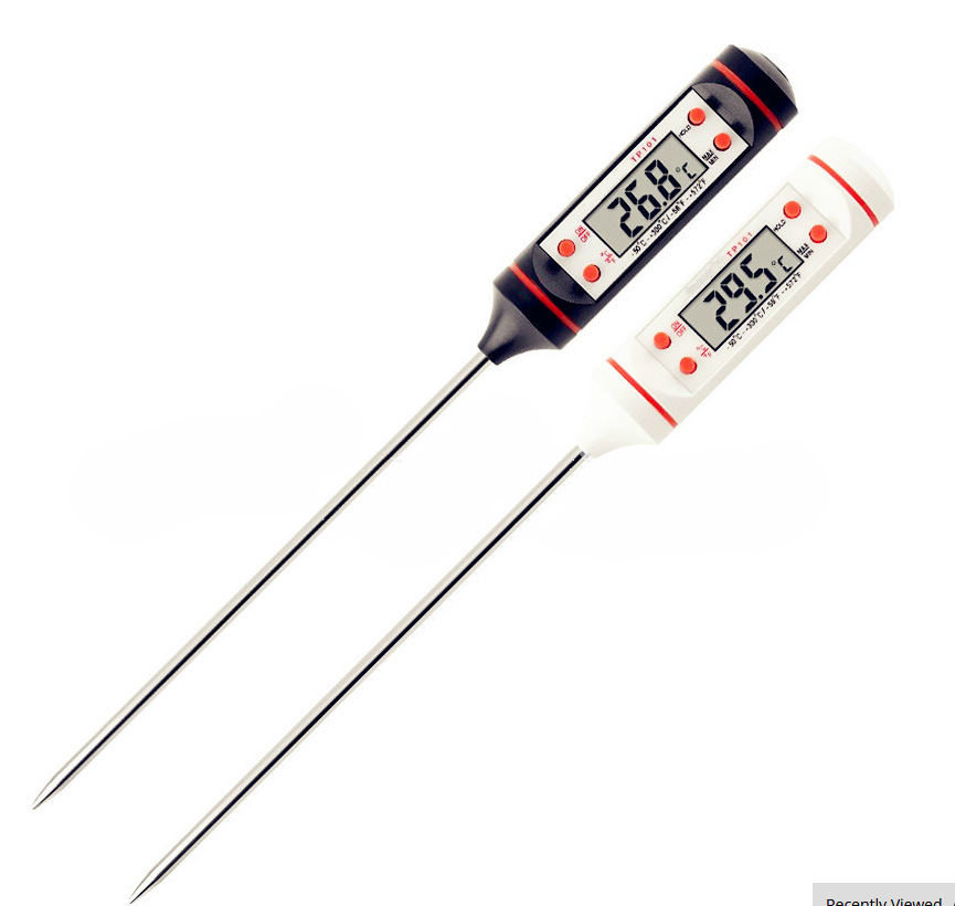 The Food pen thermometer probe electronic digital display liquid barbecue oil thermometer
