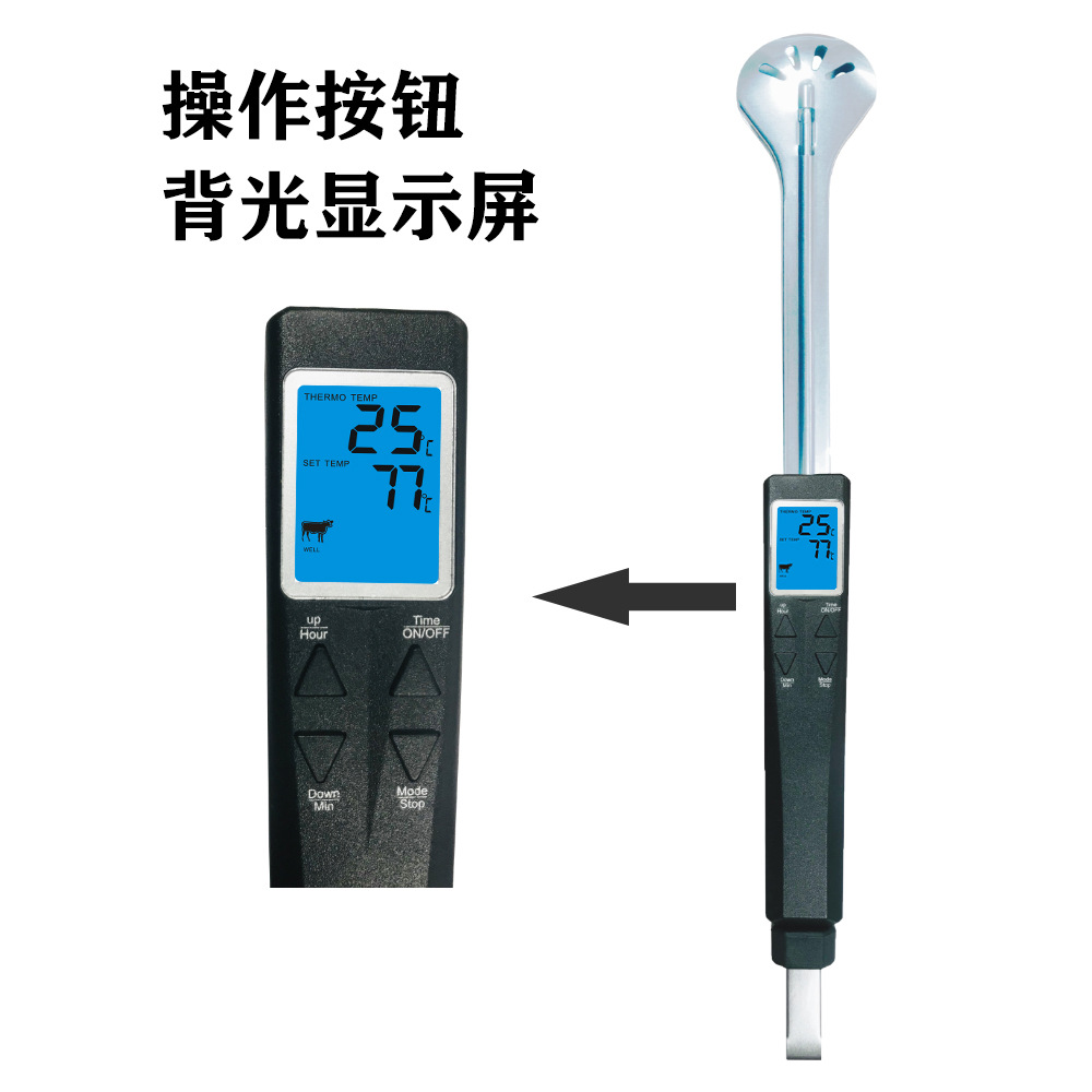 New Stainless Steel Food Thermometer Oven Thermometer Barbecue Thermometer Barbecue Thermometer Clamp Kitchen New Stainless Steel Food Thermometer Oven Thermometer Barbecue Thermometer Barbecue Thermometer Clamp Kitchen