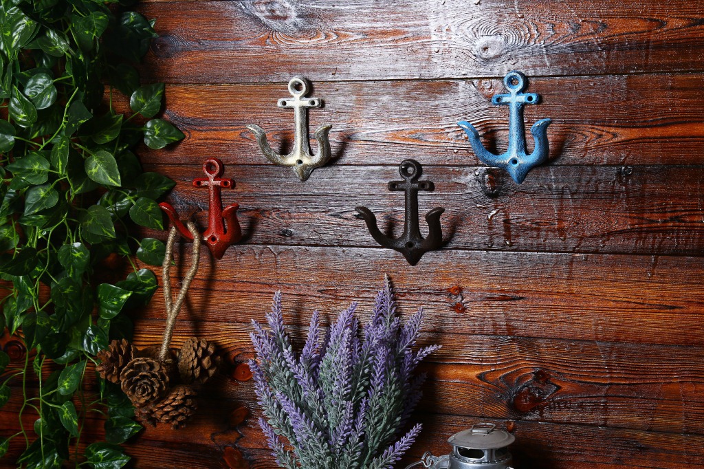 Retro Anchor Hook Coarse Gravel Texture Iron Decoration Wall Decorations Cafe Show Window Decoration Shooting Props Retro Anchor Hook Coarse Gravel Texture Iron Decoration Wall Decorations Cafe Show Window Decoration Shooting Props