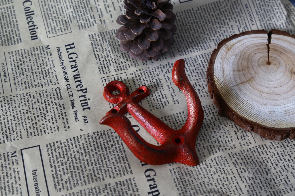 Retro Anchor Hook Coarse Gravel Texture Iron Decoration Wall Decorations Cafe Show Window Decoration Shooting Props Retro Anchor Hook Coarse Gravel Texture Iron Decoration Wall Decorations Cafe Show Window Decoration Shooting Props