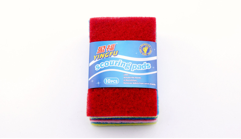 Factory Supply 10 Pieces Scouring Pad Daily Necessities Dishwashing Dish Towel Brush Pot Towel Kitchen Cleaning Rag Customization Factory Supply 10 Pieces Scouring Pad Daily Necessities Dishwashing Dish Towel Brush Pot Towel Kitchen Cleaning Rag Customization