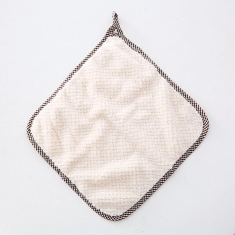 Absorbent Hanging Hand Towel Coral Fleece Lazy Rag Large Kitchen Edge Pineapple Plaid Dishcloth Wholesale Absorbent Hanging Hand Towel Coral Fleece Lazy Rag Large Kitchen Edge Pineapple Plaid Dishcloth Wholesale