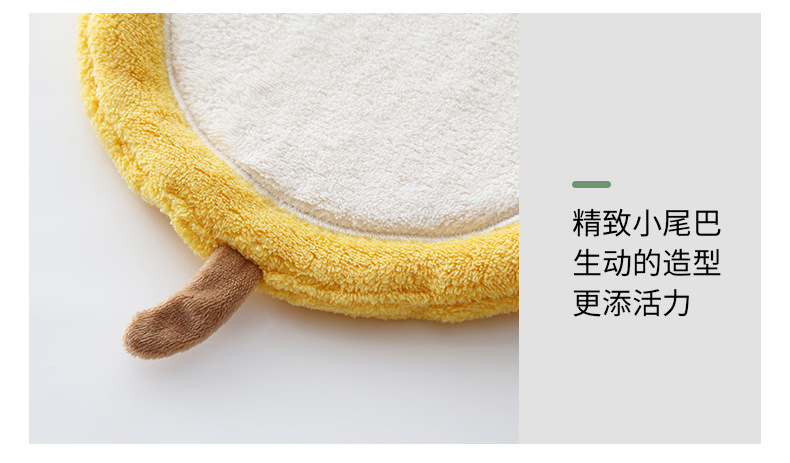 8 Fat Cat Hand Towel Coral Fleece Children's Cartoon Handkerchief Kitchen Absorbent Rag Hanging Thickening Towel