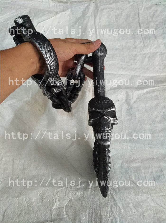 Halloween weapons hook hook chain hand holding skeleton hook iron chain clavicle hook Halloween weapons hook hook chain hand holding skeleton hook iron chain clavicle hook