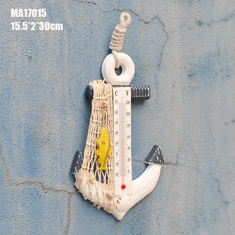 23cm iron Anchor Mediterranean Decorative wood hook Creative Home decoration Marine style Children's room Pendant 23cm iron Anchor Mediterranean Decorative wood hook Creative Home decoration Marine style Children's room Pendant