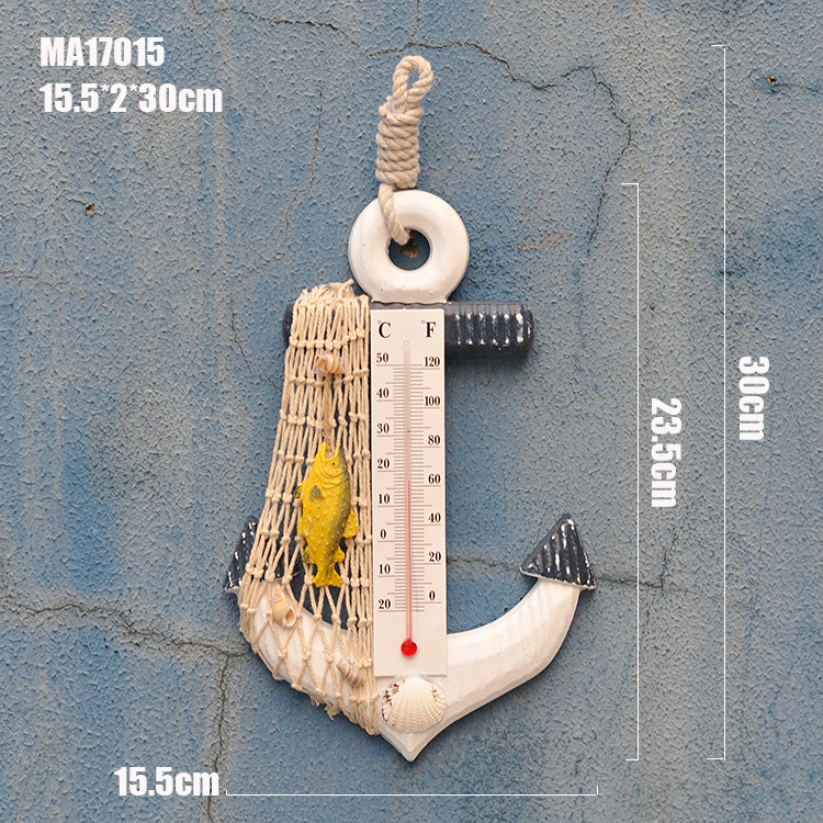 23cm iron Anchor Mediterranean Decorative wood hook Creative Home decoration Marine style Children's room Pendant 23cm iron Anchor Mediterranean Decorative wood hook Creative Home decoration Marine style Children's room Pendant