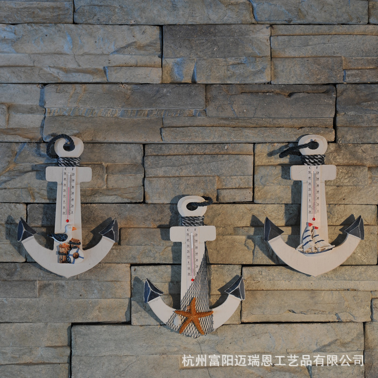 23cm iron Anchor Mediterranean Decorative wood hook Creative Home decoration Marine style Children's room Pendant 23cm iron Anchor Mediterranean Decorative wood hook Creative Home decoration Marine style Children's room Pendant