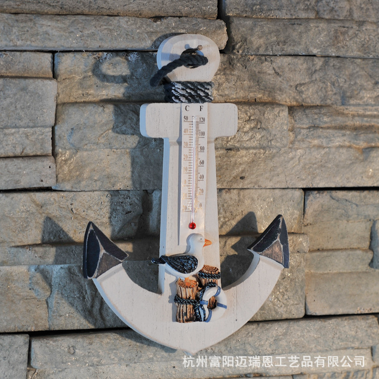 23cm iron Anchor Mediterranean Decorative wood hook Creative Home decoration Marine style Children's room Pendant 23cm iron Anchor Mediterranean Decorative wood hook Creative Home decoration Marine style Children's room Pendant