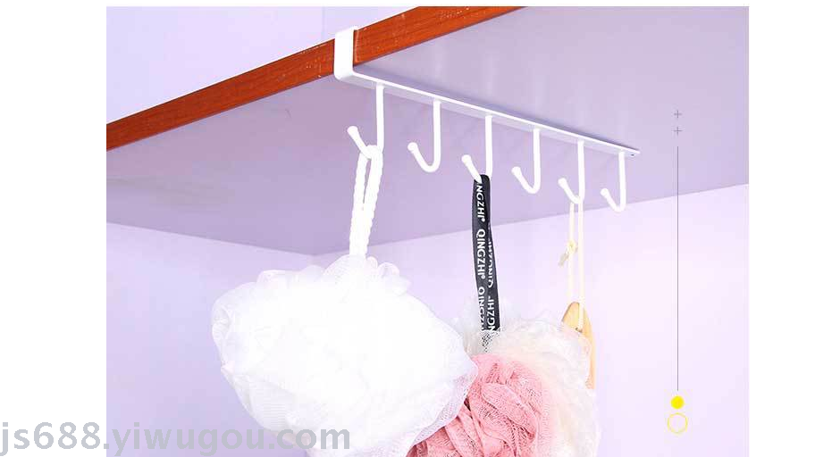 Kitchen iron cooking tool hanger space saving storage rack row hook rack Kitchen iron cooking tool hanger space saving storage rack row hook rack
