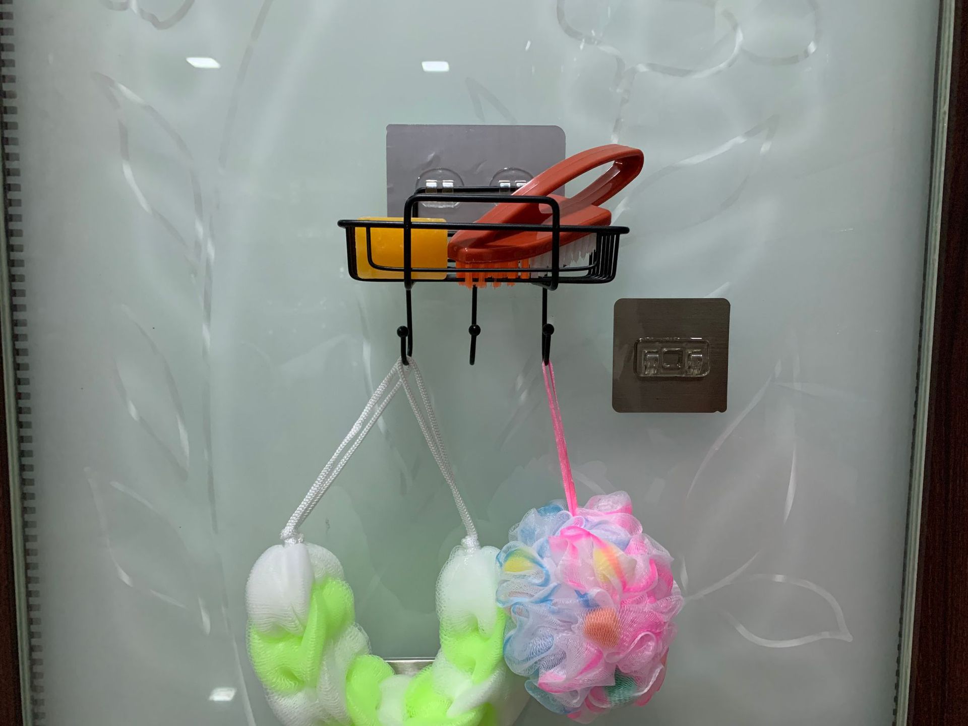 Iron Punch Free Soap Box Wall Hanging Soap Holder Household Bathroom Bathroom Drain with Hook Soap Holder Soap Holder