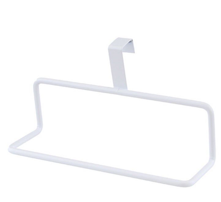 Iron Art Non-Marking Nail-Free Cabinet Rag Rack Sundries Hook