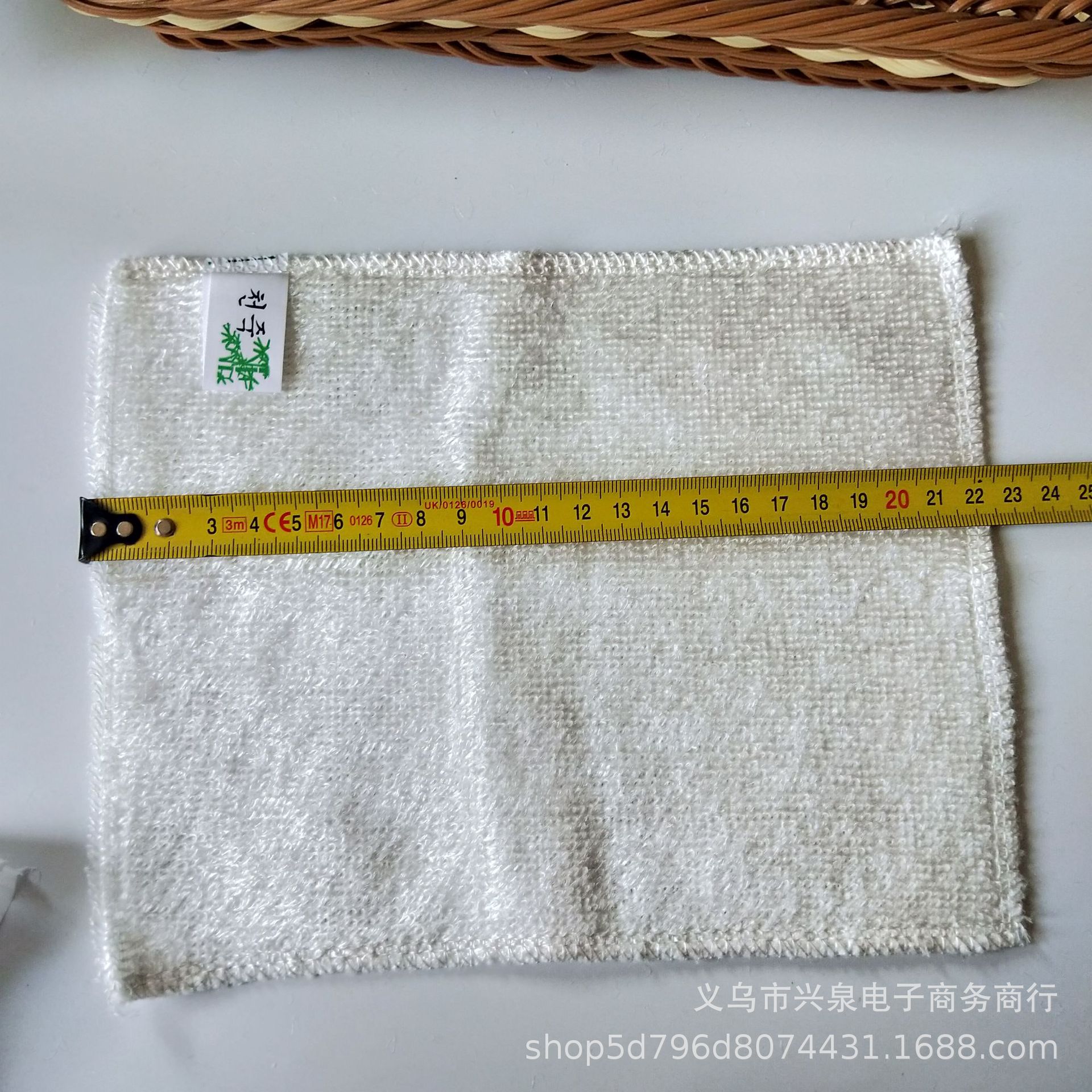 Large White Bamboo Fiber Scouring Pad Rag Kitchen Washing Pot Dish Towel Oil-Free Absorbent Decontamination Table Cleaning Yuan Large White Bamboo Fiber Scouring Pad Rag Kitchen Washing Pot Dish Towel Oil-Free Absorbent Decontamination Table Cleaning Yuan