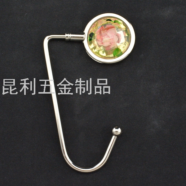 Iron Rod round Bag Hanger Metal Purse Hook