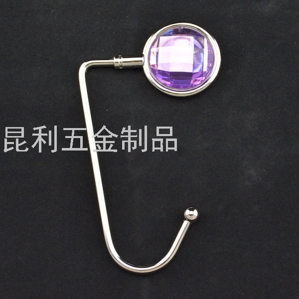 Iron Rod round Bag Hanger Metal Purse Hook