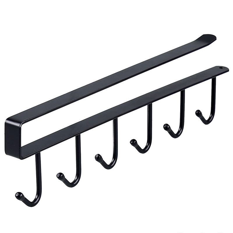Creative Layered Lower Rack Iron Cabinet Rack Punch-Free Storage Seamless Multi-Functional Hook Storage Rack