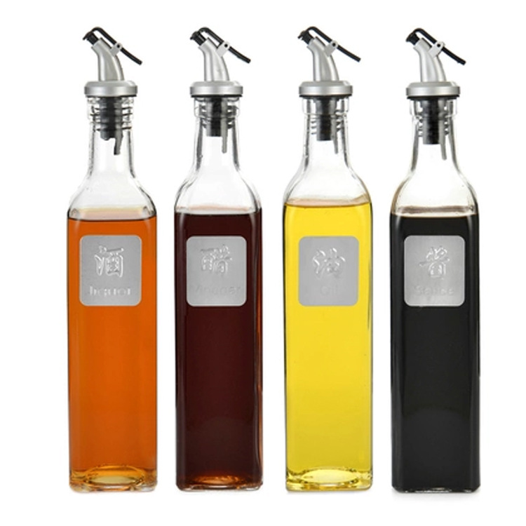 bottle small vinegar bottle kitchen supplies glass leakproof control oil bottle seasoning bottle large soy oil bottle