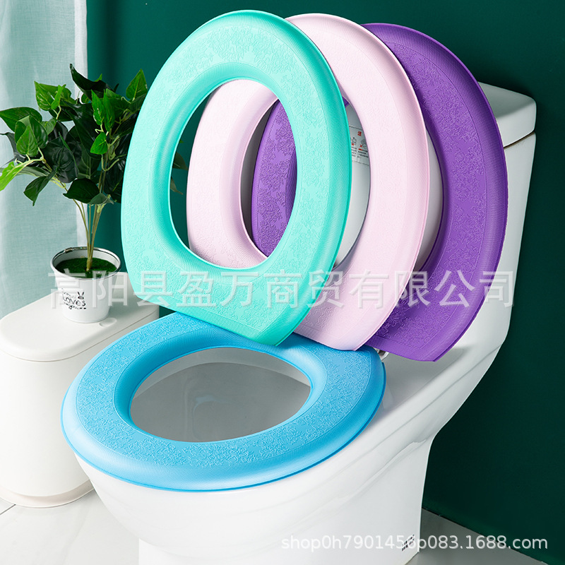 Eva Toilet Mat Waterproof Warm Soft Comfortable Toilet Seat Cushion Summer Four Seasons Universal Cutting Closestool Cushion