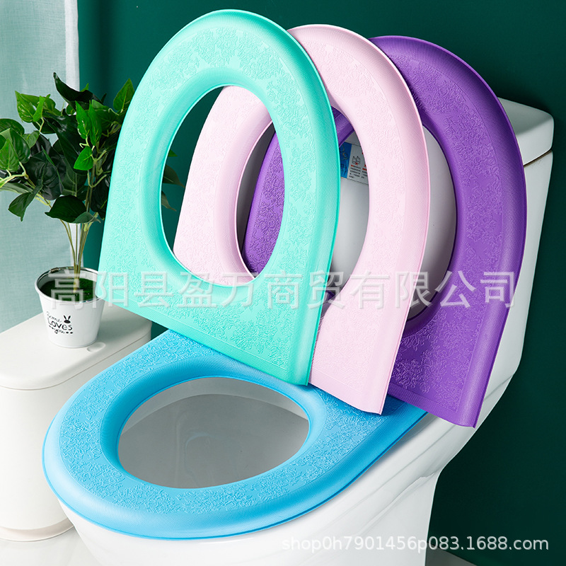 Eva Toilet Mat Waterproof Warm Soft Comfortable Toilet Seat Cushion Summer Four Seasons Universal Cutting Closestool Cushion