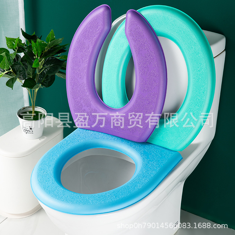 Eva Toilet Mat Waterproof Warm Soft Comfortable Toilet Seat Cushion Summer Four Seasons Universal Cutting Closestool Cushion
