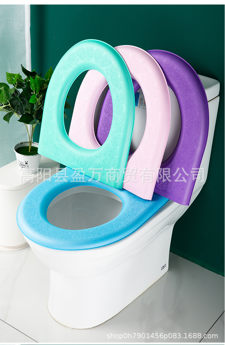 Eva Toilet Mat Waterproof Warm Soft Comfortable Toilet Seat Cushion Summer Four Seasons Universal Cutting Closestool Cushion