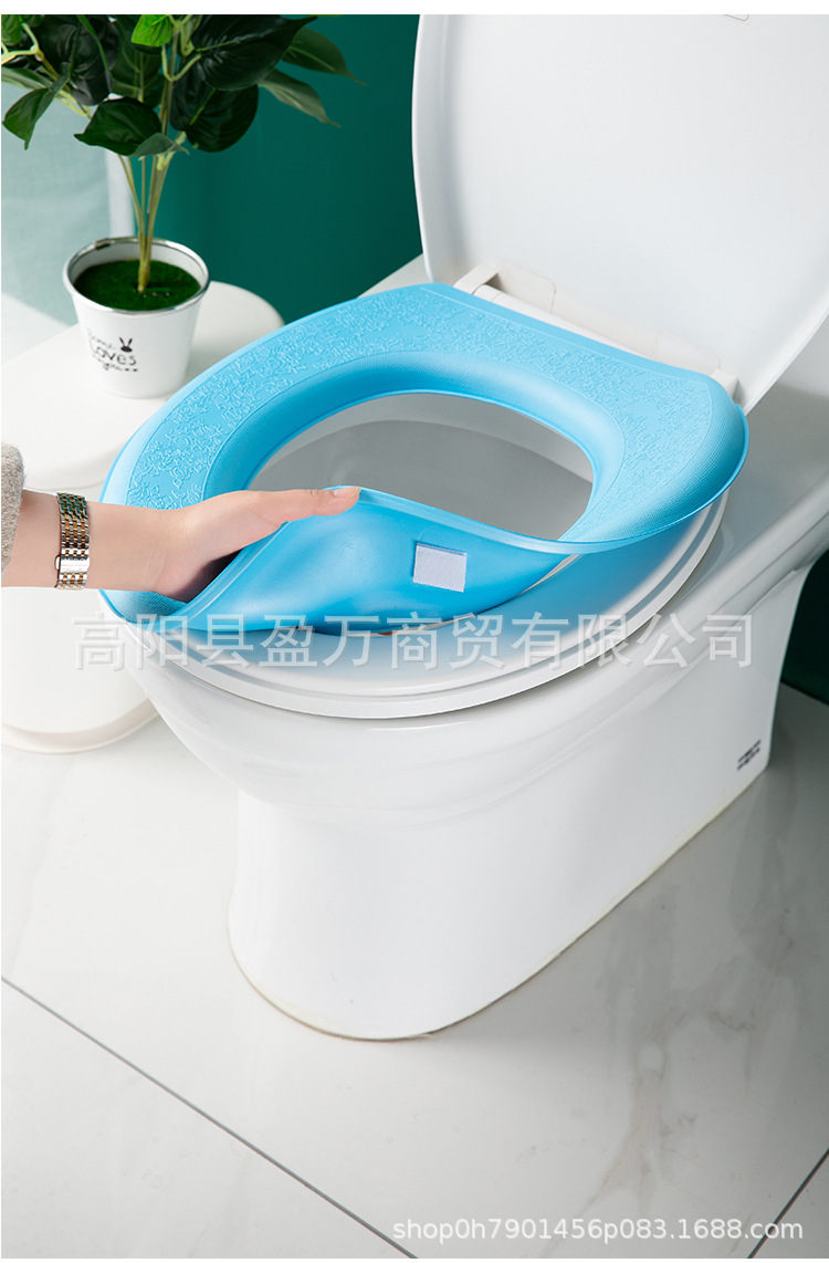 Eva Toilet Mat Waterproof Warm Soft Comfortable Toilet Seat Cushion Summer Four Seasons Universal Cutting Closestool Cushion