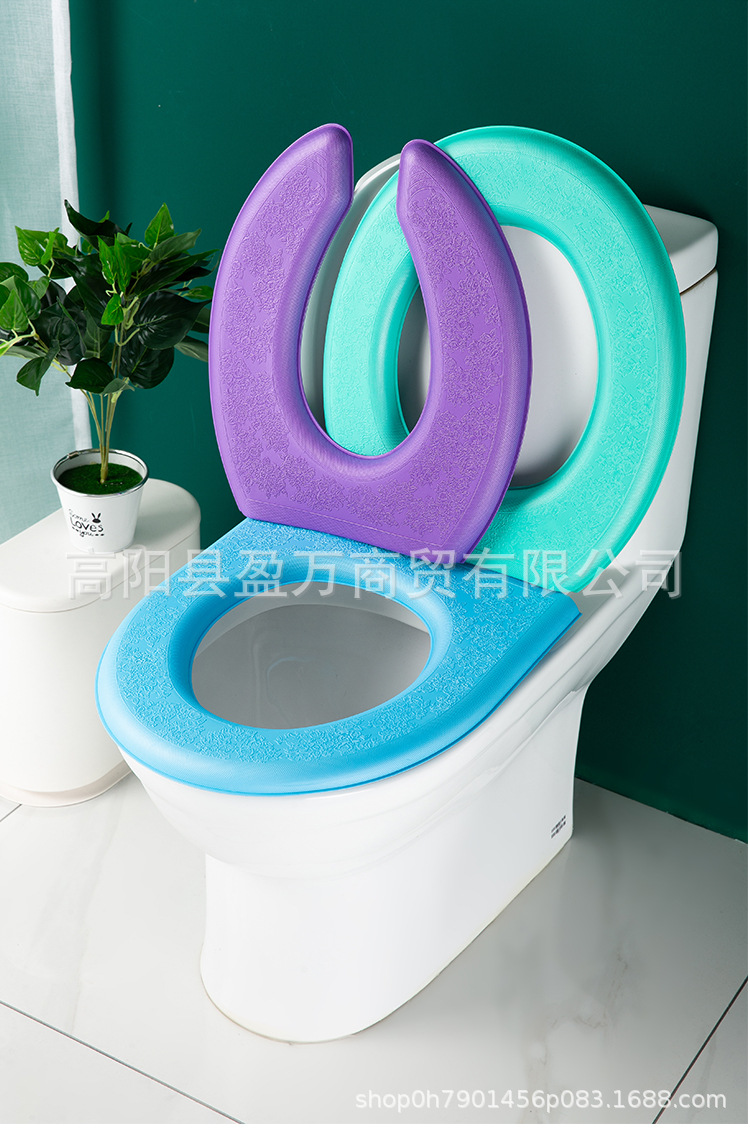 Eva Toilet Mat Waterproof Warm Soft Comfortable Toilet Seat Cushion Summer Four Seasons Universal Cutting Closestool Cushion