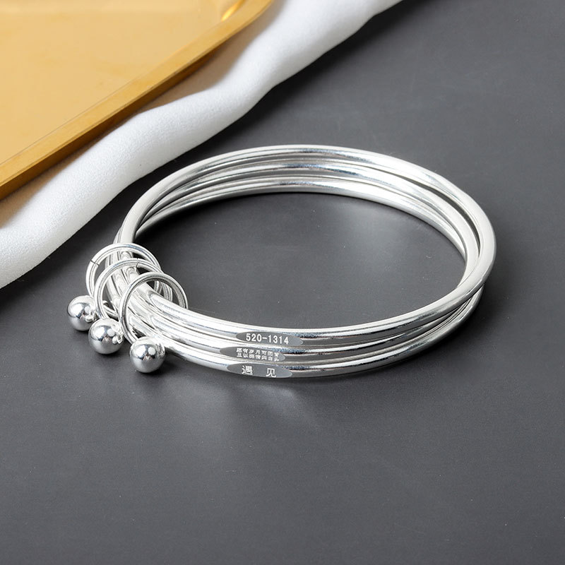 Best-Seller on Douyin Sansheng Sanshi Bracelet Qixi Bracelet 520 Meet Love Seasoning bottle