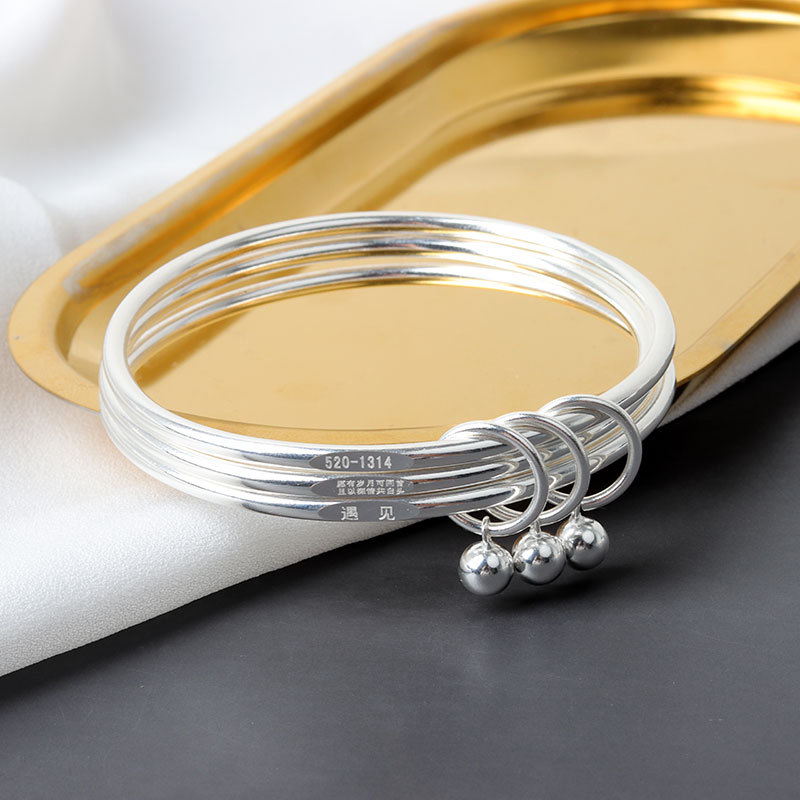 Best-Seller on Douyin Sansheng Sanshi Bracelet Qixi Bracelet 520 Meet Love Seasoning bottle