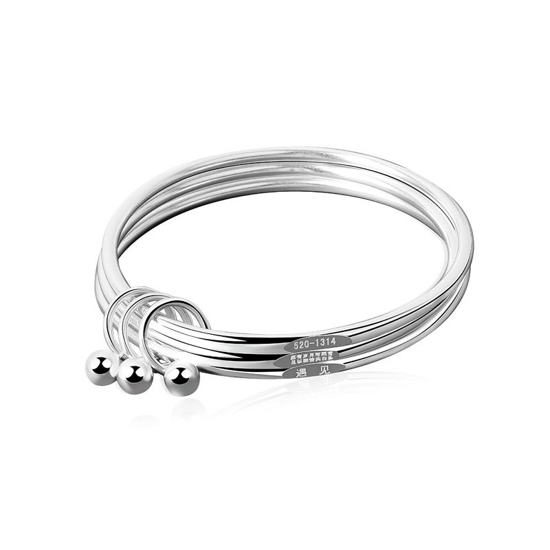 Best-Seller on Douyin Sansheng Sanshi Bracelet Qixi Bracelet 520 Meet Love Seasoning bottle