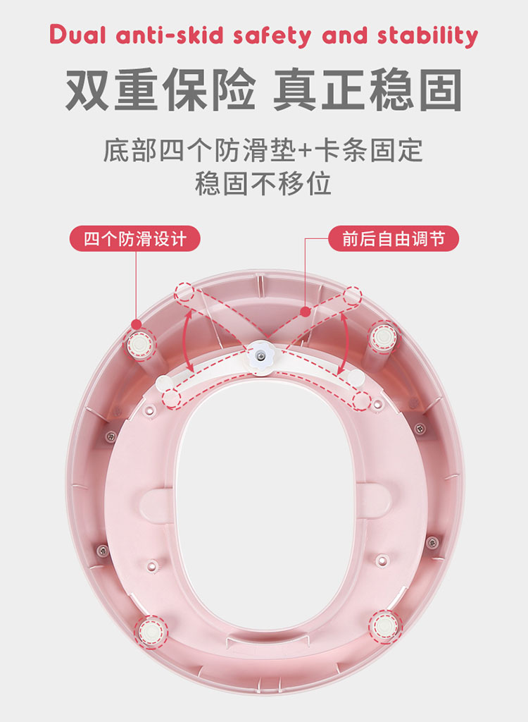New High-End Three-in-One Children's Toilet Widen and Thicken 360 Degrees Pu Soft Cushion Boys and Girls Multifunctional Toilet