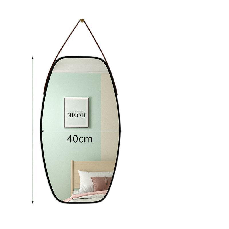 Mirror Dressing Mirror Wall-Mounted Home Dormitory Full-Length Mirror Wall-Mounted Self-Adhesive Wall-Mounted Trending Girl Photo Hanging Mirror Whole Body