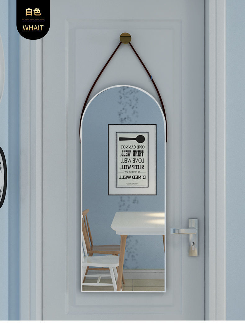 Mirror Dressing Mirror Wall-Mounted Home Dormitory Full-Length Mirror Wall-Mounted Self-Adhesive Wall-Mounted Trending Girl Photo Hanging Mirror Whole Body Mirror Dressing Mirror Wall-Mounted Home Dormitory Full-Length Mirror Wall-Mounted Self-Adhesive Wall-Mounted Trending Girl Photo Hanging Mirror Whole Body
