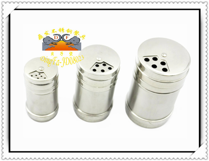 JD08023 Ding rotating multi use pepper pot stainless steel seasoning pot seasoning bottle