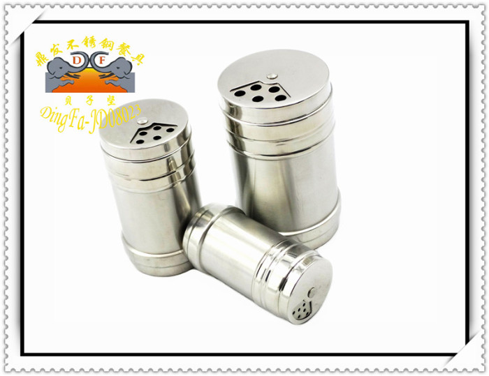 JD08023 Ding rotating multi use pepper pot stainless steel seasoning pot seasoning bottle
