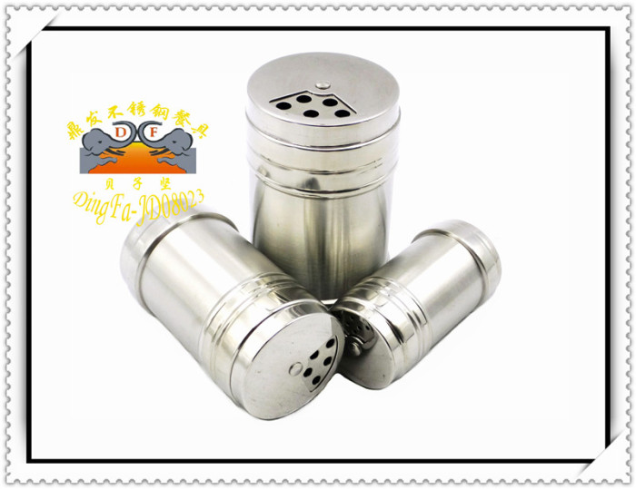 JD08023 Ding rotating multi use pepper pot stainless steel seasoning pot seasoning bottle