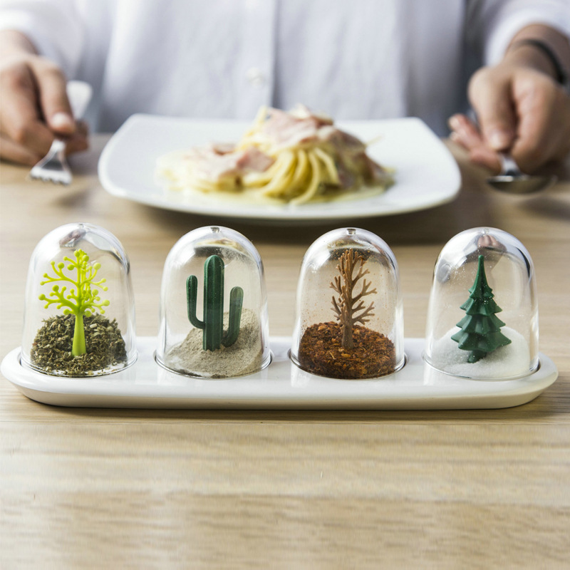plant seasoning bottle Seasonal flavor Seasoning box Animal Park salt and pepper seasoning can seasoning bottle 4