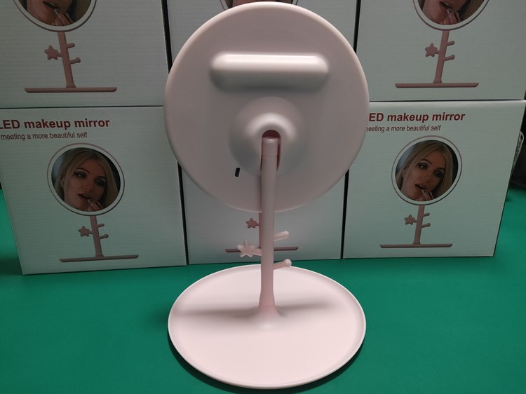 USB Charging LED Make-up Mirror Desk Lamp Makeup Mirror Light Included Desktop Dressing Mirror Girl's Net Red Portable Mirror Desk Lamp USB Charging LED Make-up Mirror Desk Lamp Makeup Mirror Light Included Desktop Dressing Mirror Girl's Net Red Portable Mirror Desk Lamp