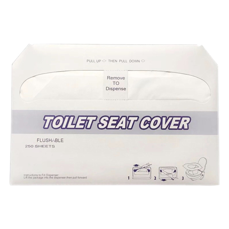 250 Sheets/Box Disposable Toilet Paper Seat Pad Travel Supplies Portable Closestool Cushion Paper Toilet Seat Cushion Protoplasm Paper
