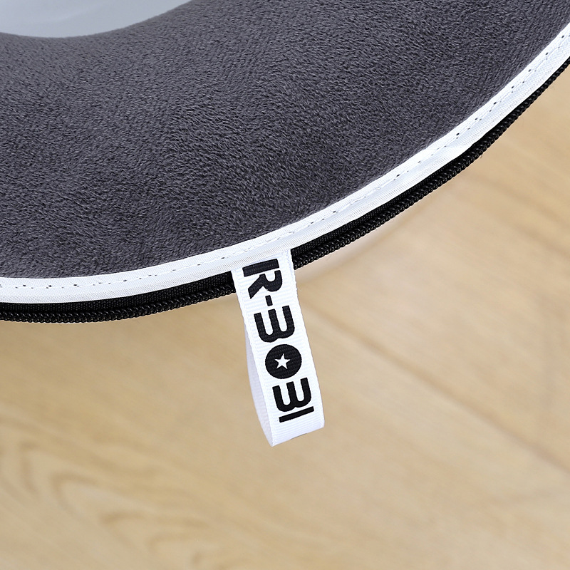 Embroidered Cute Toilet Mat Autumn and Winter Thickened Seat Cover Household Coral Fleece Warm Zipper Cushion with Handle