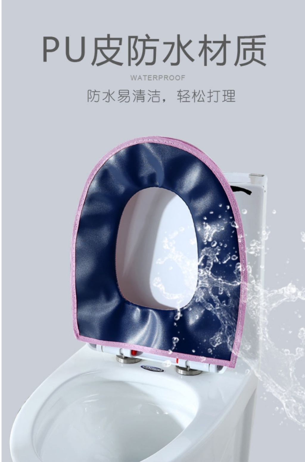 X64-0304 Embroidered Kitten Thickened Toilet Pad Household Winter Toilet Seat Cushion Cartoon Plush Zipper X64-0304 Embroidered Kitten Thickened Toilet Pad Household Winter Toilet Seat Cushion Cartoon Plush Zipper