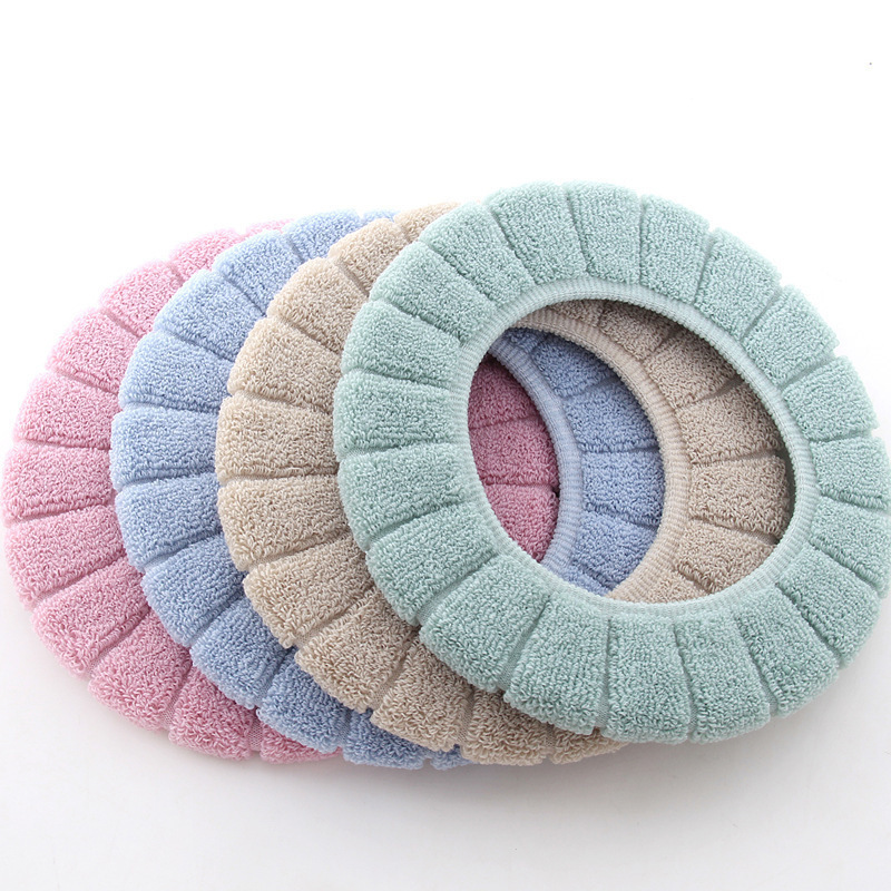 Thickened Toilet Pad Seat Cushion Universal Toilet Seat Cover Toilet Seat Cover O-Type Nordic Color Toilet Cushion Closestool Cushion One Piece Dropshipping