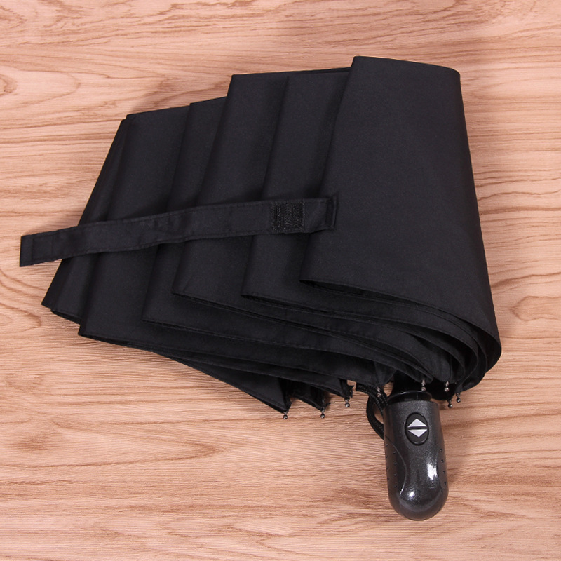 Accordion Insert Rain Umbrella Custom Logo Automatic Gift Umbrella Men and Women Business Sunny Rain Umbrella