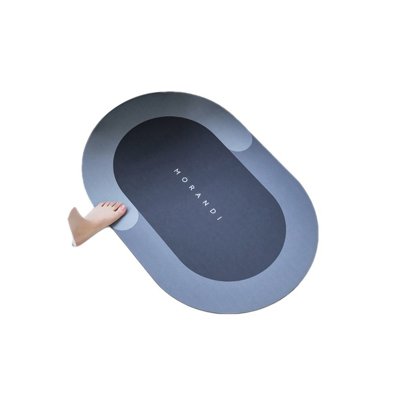 Diatom Ooze Cushion Hydrophilic Pad Bathroom Entrance Floor Mat Diatomite Non-Slip Bathroom Mat Bathroom Toilet Carpet