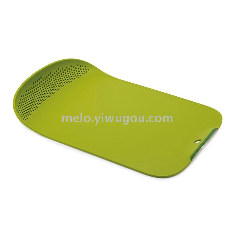 Chopping board with integrated colander plate cutting drop filter water cutting board Chopping board with integrated colander plate cutting drop filter water cutting board