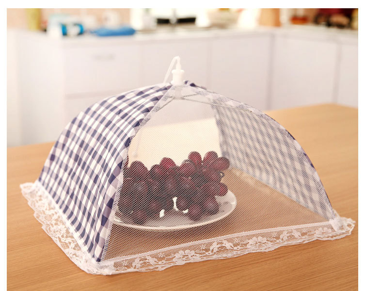 Lace Folding Food Cover Large Food Cover AntiFly Umbrella Cover Dining Table Cover Dining Table Cover Dish Cover