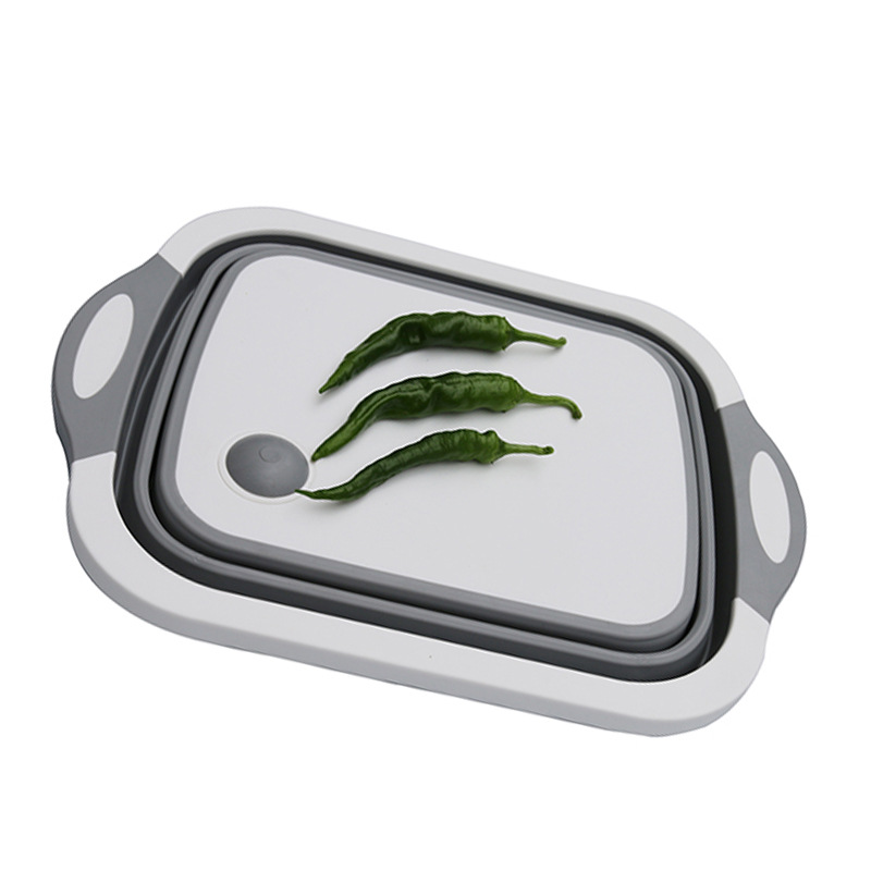Folding Chopping Board Amazon New Multi-Function Chopping Board Plastic Portable Folding Kitchen Sink 480G