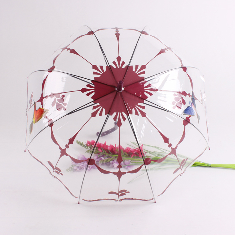 New PVC Apollo straight umbrella creative transparent waterproof umbrella foreign trade umbrella wholesale custom-made New PVC Apollo straight umbrella creative transparent waterproof umbrella foreign trade umbrella wholesale custom-made